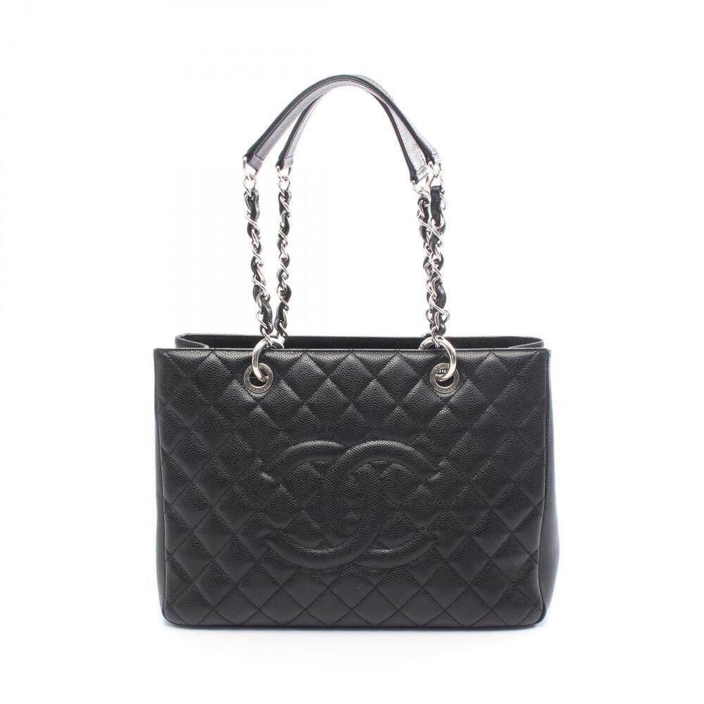Chanel Matelasse Grand Shopping GST Tote Bag Caviar Leather Grained Calfskin